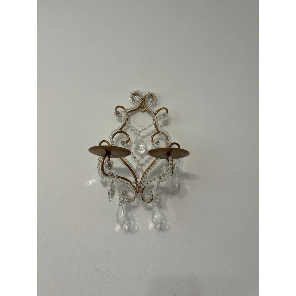CRYSTAL HANGING CANDLEHOLDERS By Opulent Treasures